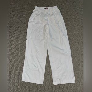 Staud pleated white pants women’s